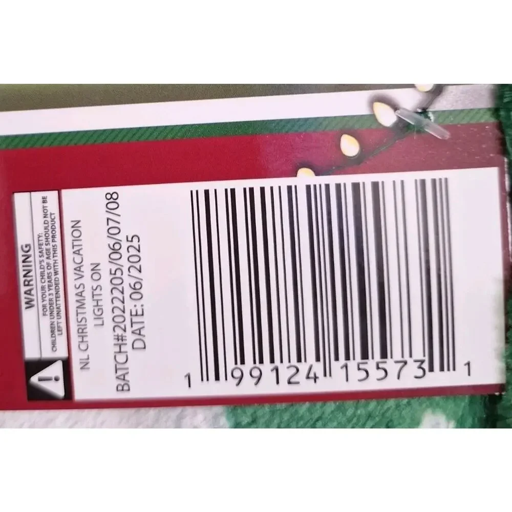 National Lampoons Christmas Vaction Silk Touch Plush Throw Blanket 50 X 70